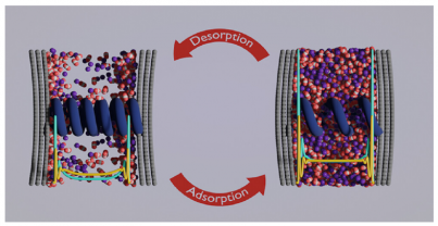 Thermodynamics and Molecular Simulation of Adsorption-Induced Deformation of Nanoporous Materials