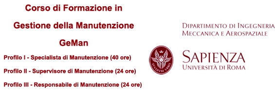 Corsi Gestione della Manutenzione - GEMAN